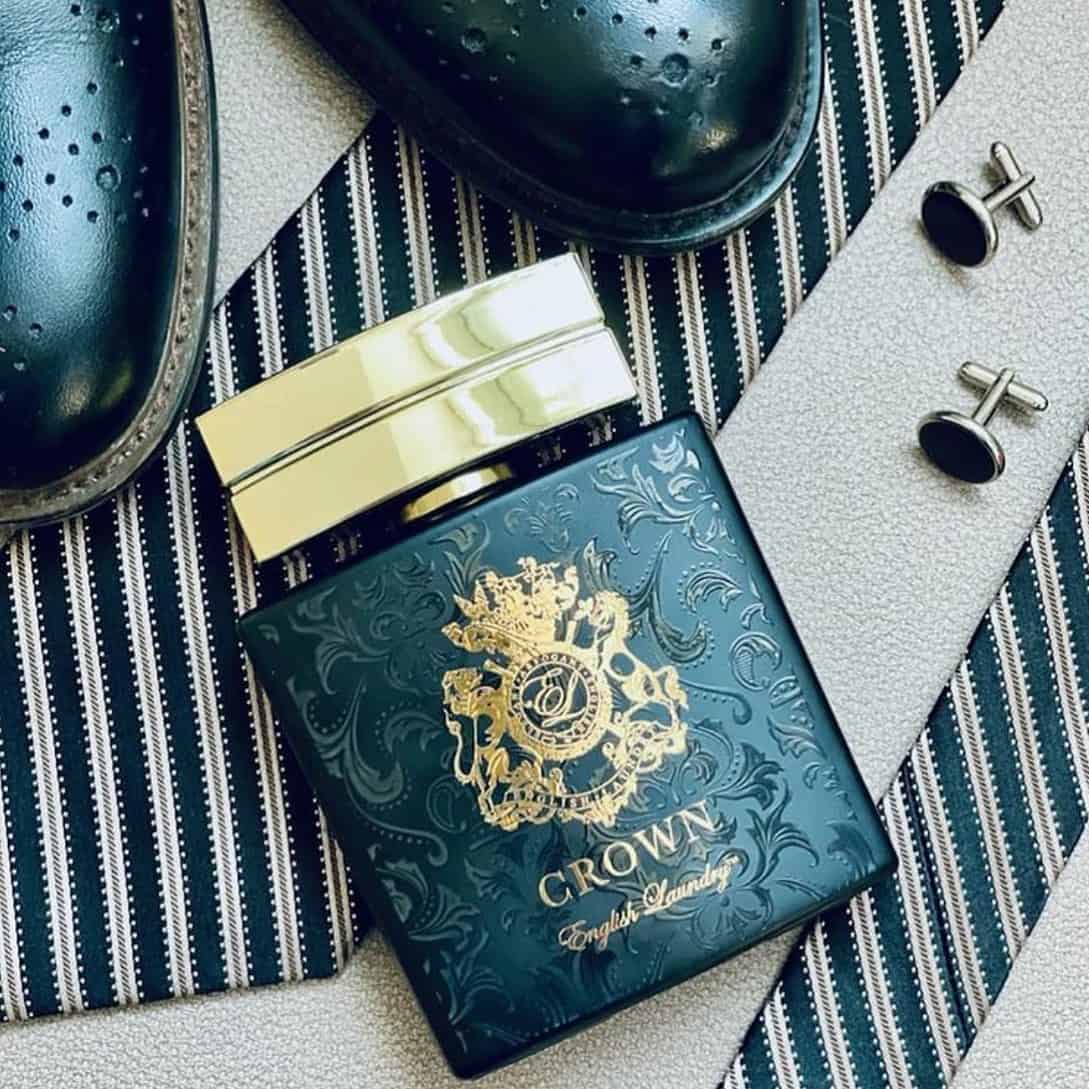 a bottle of crown cologne by english laundry