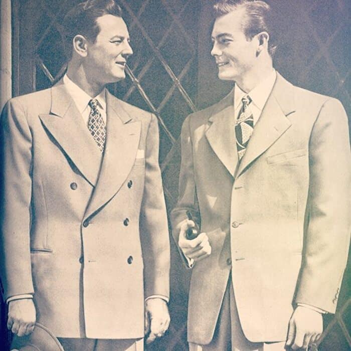 two men in 1950s wearing suits