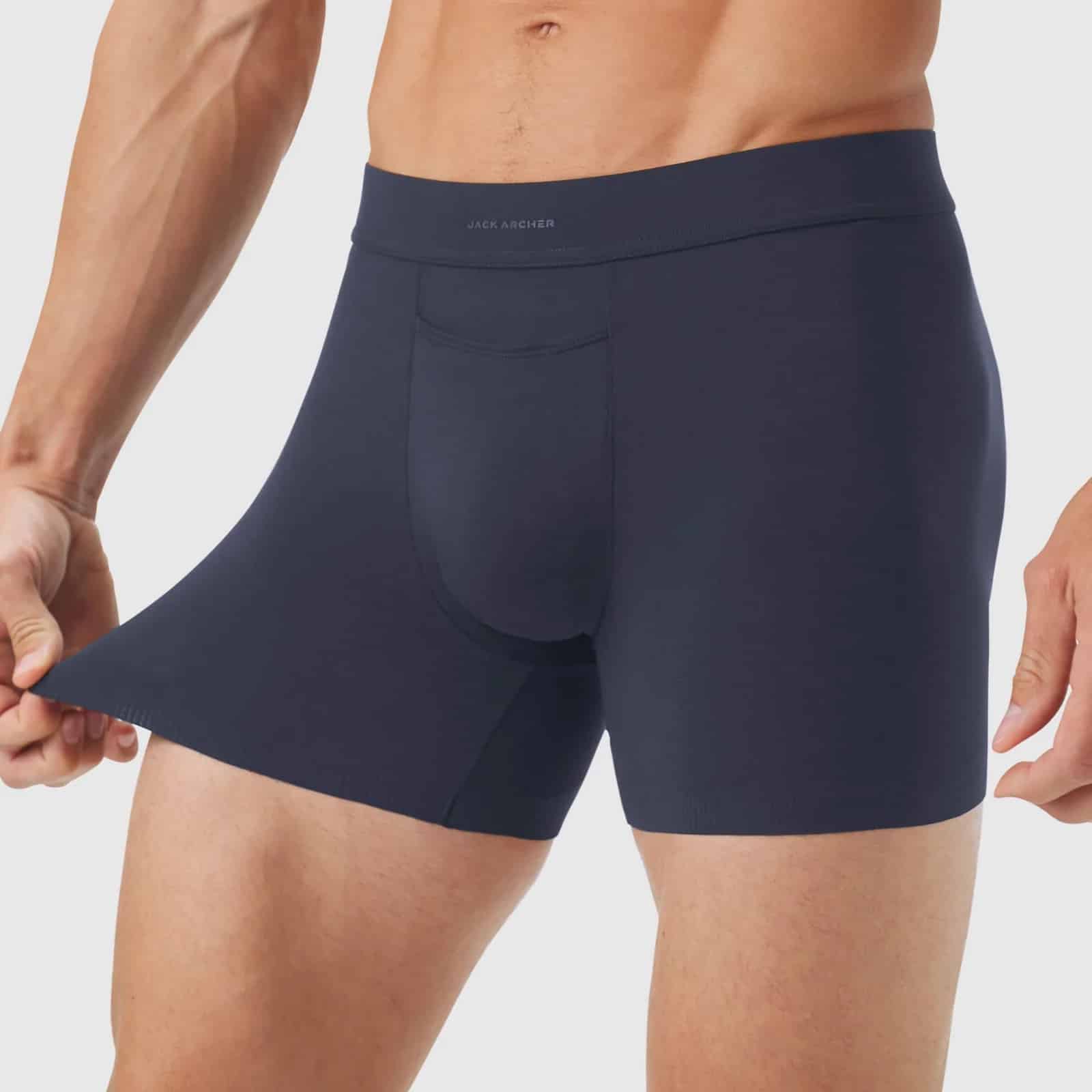 man wearing boxer briefs by jack archer