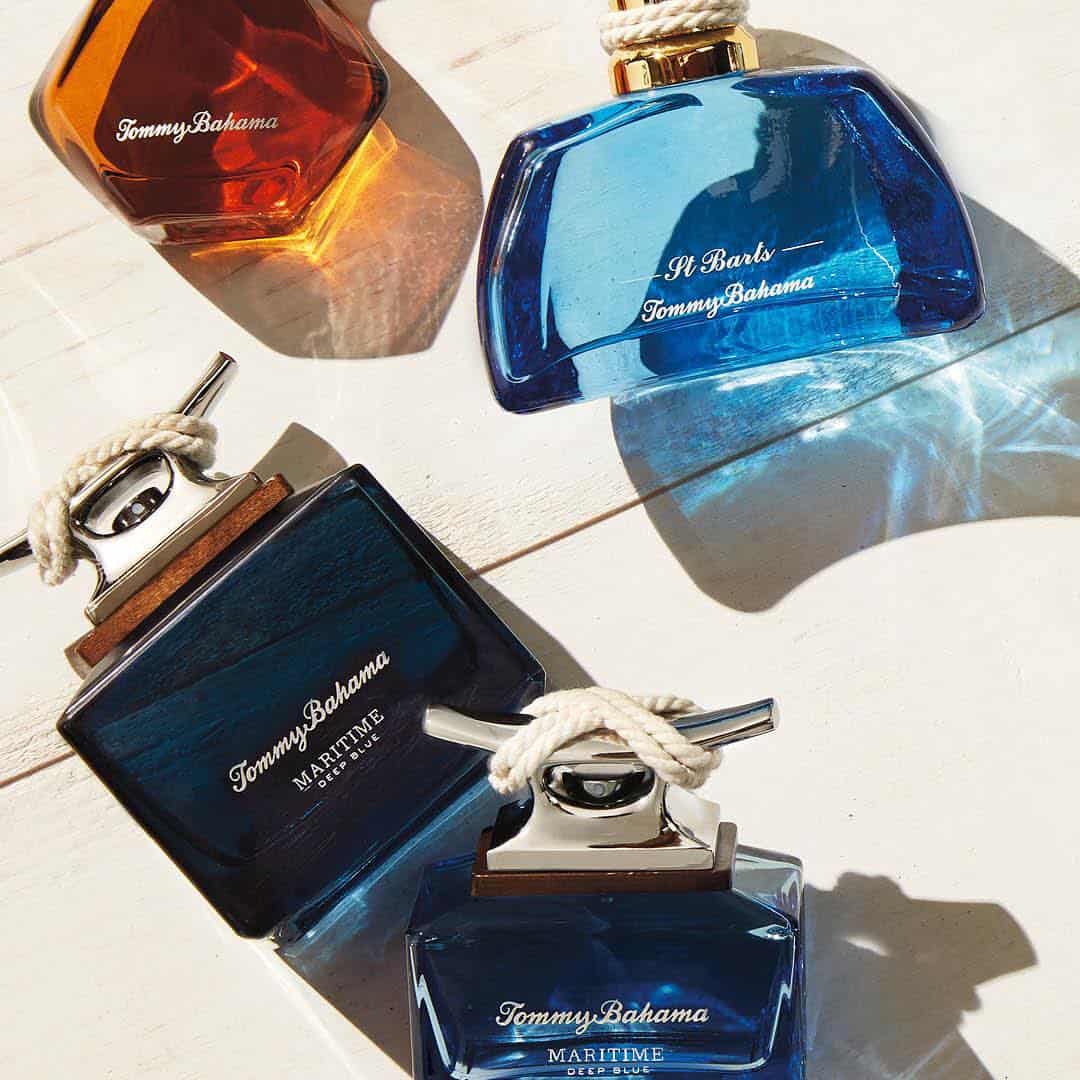 a collection of tommy bahama colognes