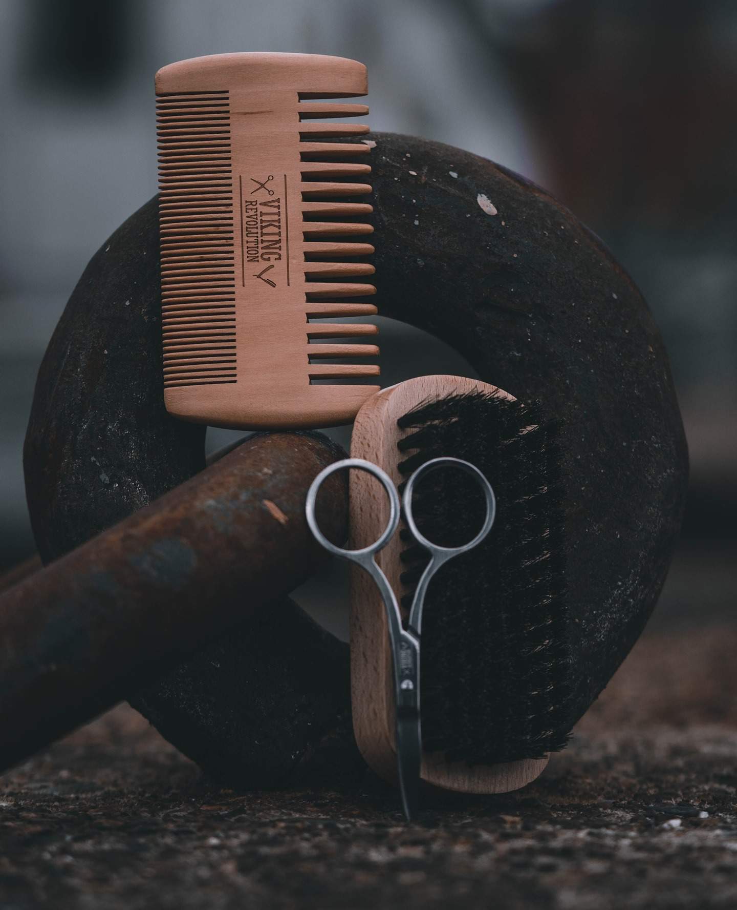 beard grooming tools by viking revolution