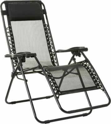Amazon Basics Folding Reclining Lounge Chair