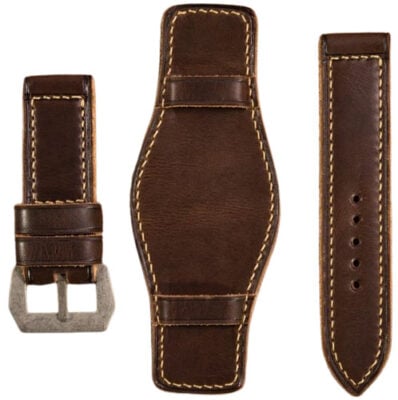 Bosphorus Leather Bund Watch Strap