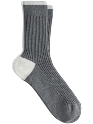 Brunello Cucinelli ribbed-knit cotton socks