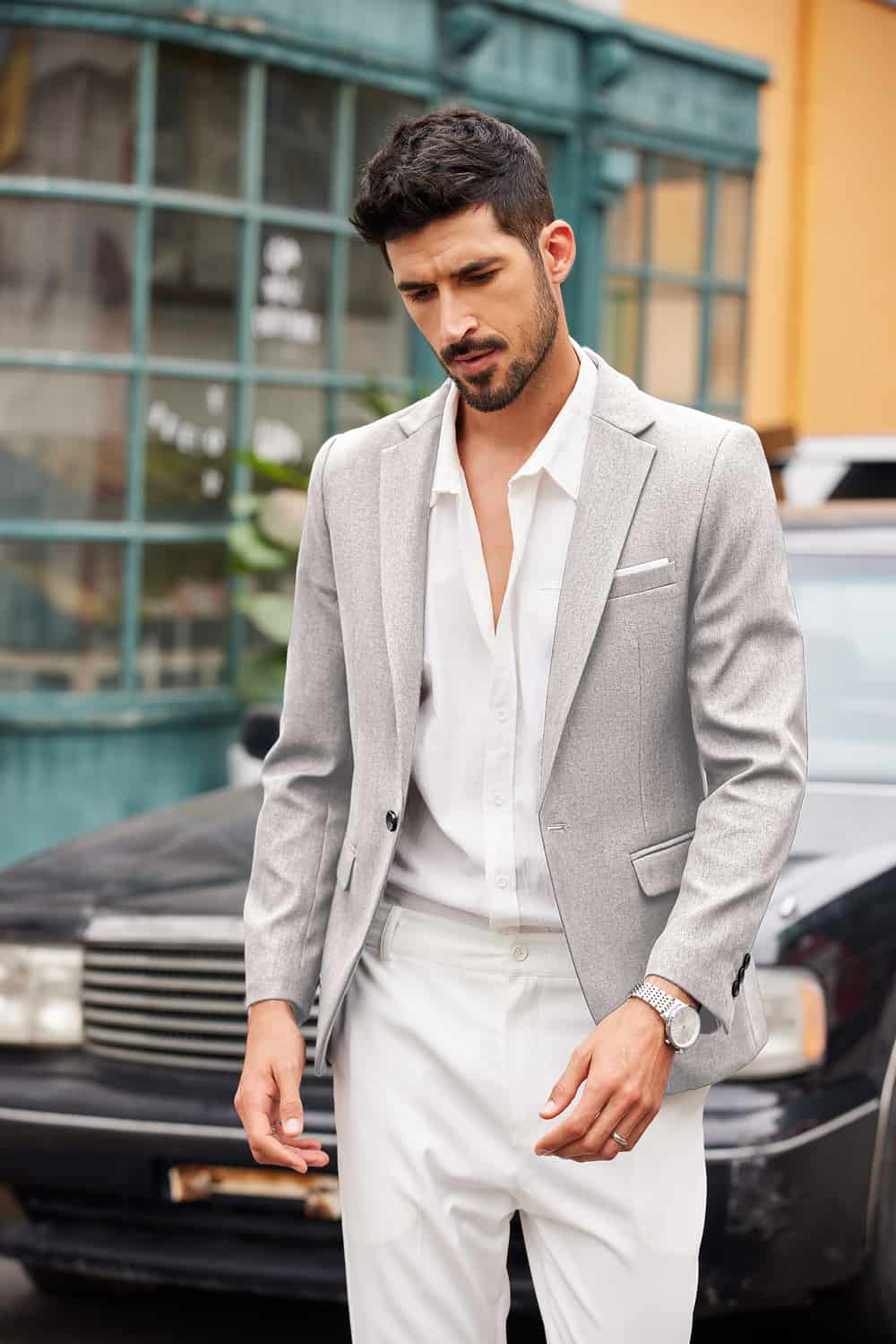 Coofandy Grey Lightweight Blazer