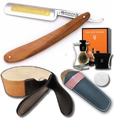 Dovo Olivewood Shave Set