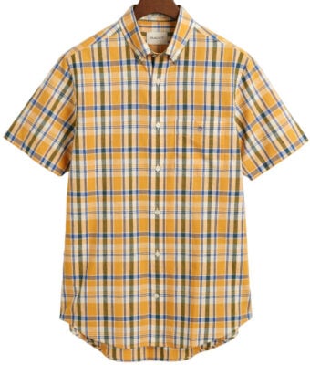Gant Check Short Sleeve Button Down Shirt