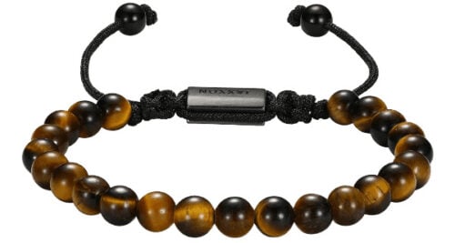 Best men's beaded bracelets – Jaxxon Tiger’s Eye Beaded Bracelet