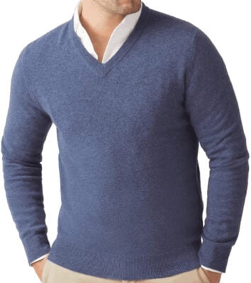 Luca Faloni Cashmerer V Neck Sweater