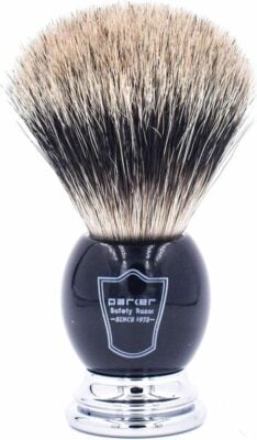 Parker Premium Three Band Pure Badger Shaving Brush 