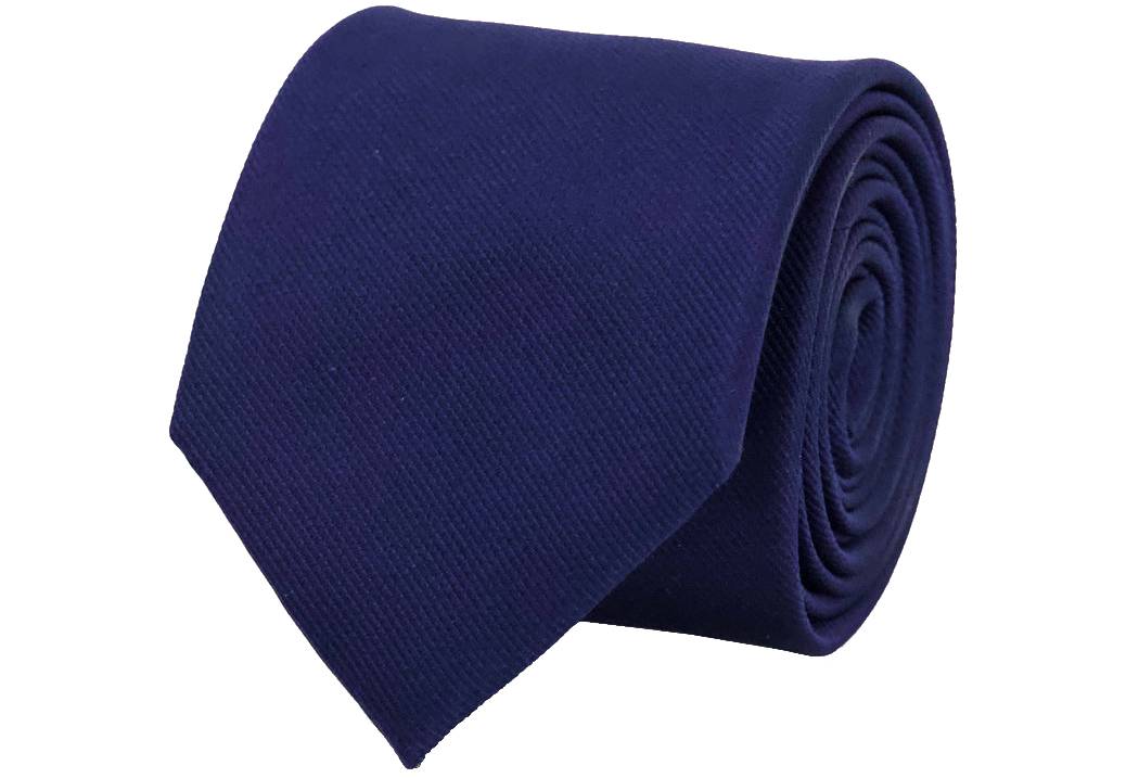 The Tie Bar Grosgrain Solid Navy Tie