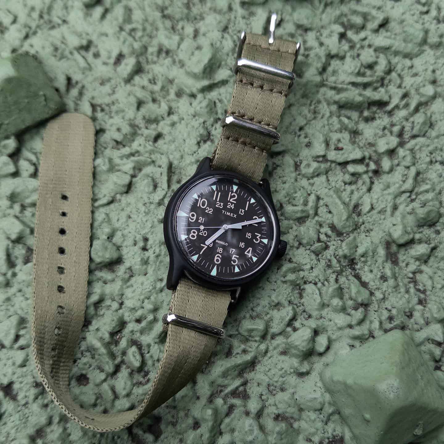 timex watch with replacement straps by archer