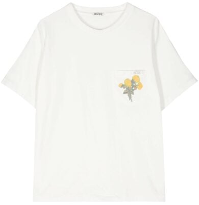 BODE Flower logo-embroidery T-Shirt