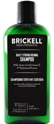 Best men's grooming products: Brickell Daily Strengthening Shampoo