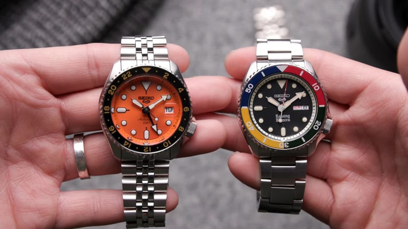 Comparison Seiko 5 GMT Review