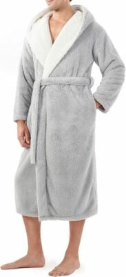 David Archy Soft Fleece Plush Robe