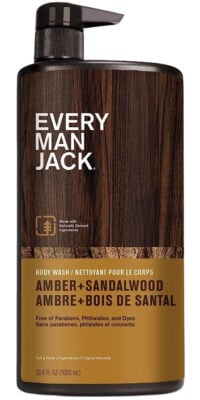 Every Man Jack Amber + Sandalwood Body Wash
