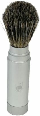 G.B.S. 5.5 Inch Metal Canister Travel Shaving Brush