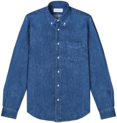 Best men's denim shirts: Isto Button-Down Denim Shirt