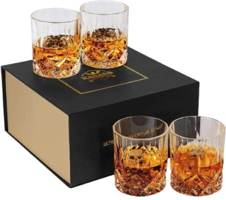 KANARS Old Fashioned Whiskey Glasses