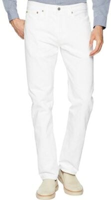 Best white jeans for men: Levi’s Men’s 501 Original Fit Jeans