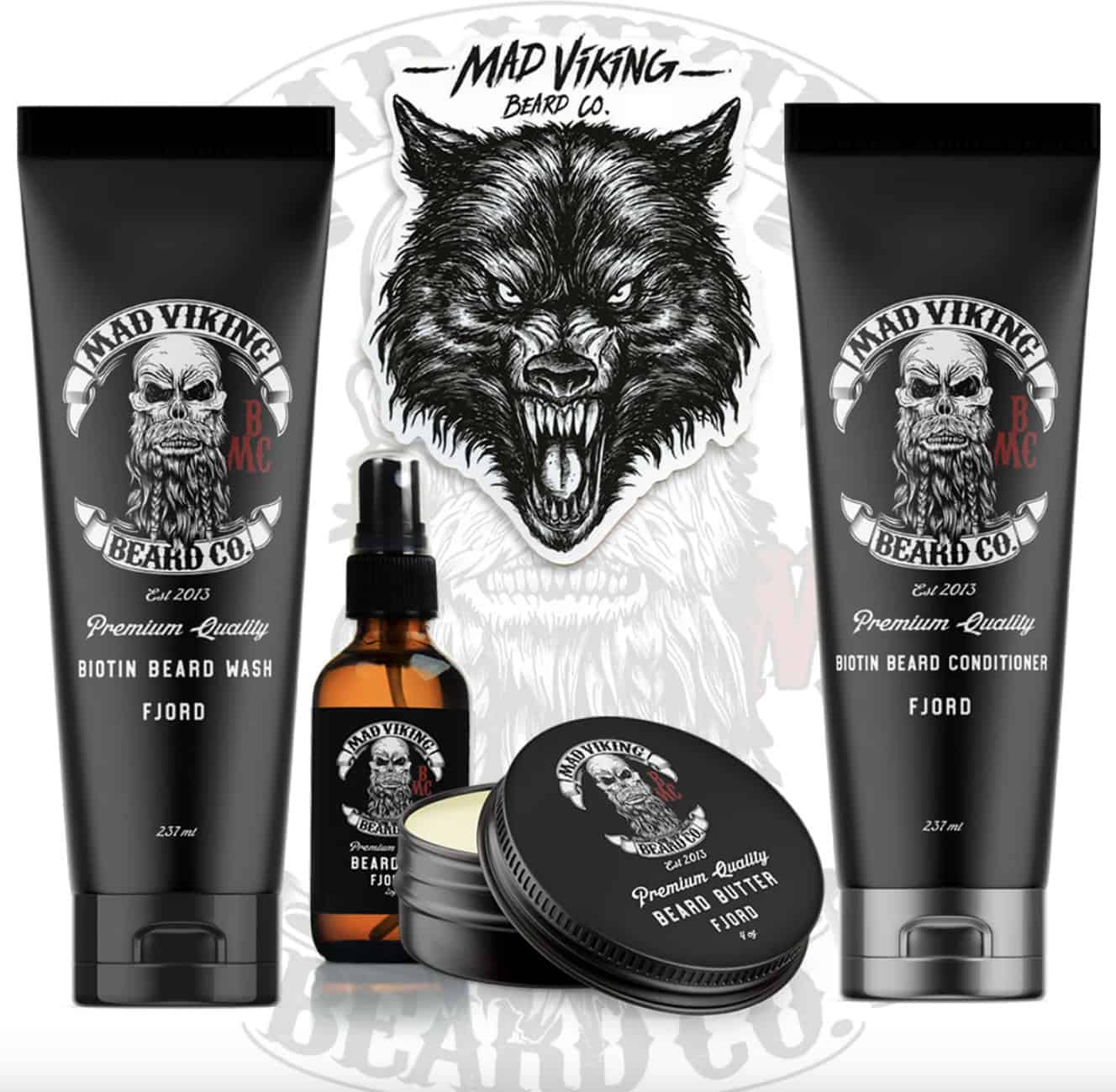 Mad Viking Wolf Pack beard growth kit