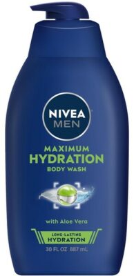 Best body washes for men with dry skin: NIVEA Men Maximum Hydration Body Wash