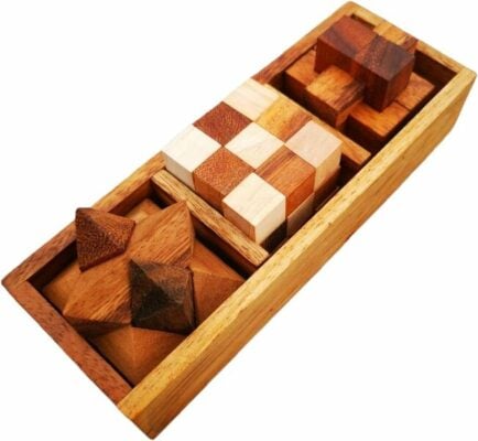 Nutta 3 in 1 Set Wooden Games