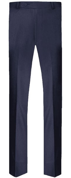 Paul Stuart Super 110s Wool Mid Blue Trouser