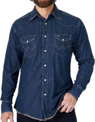 Wrangler Cowboy Cut Denim Shirt