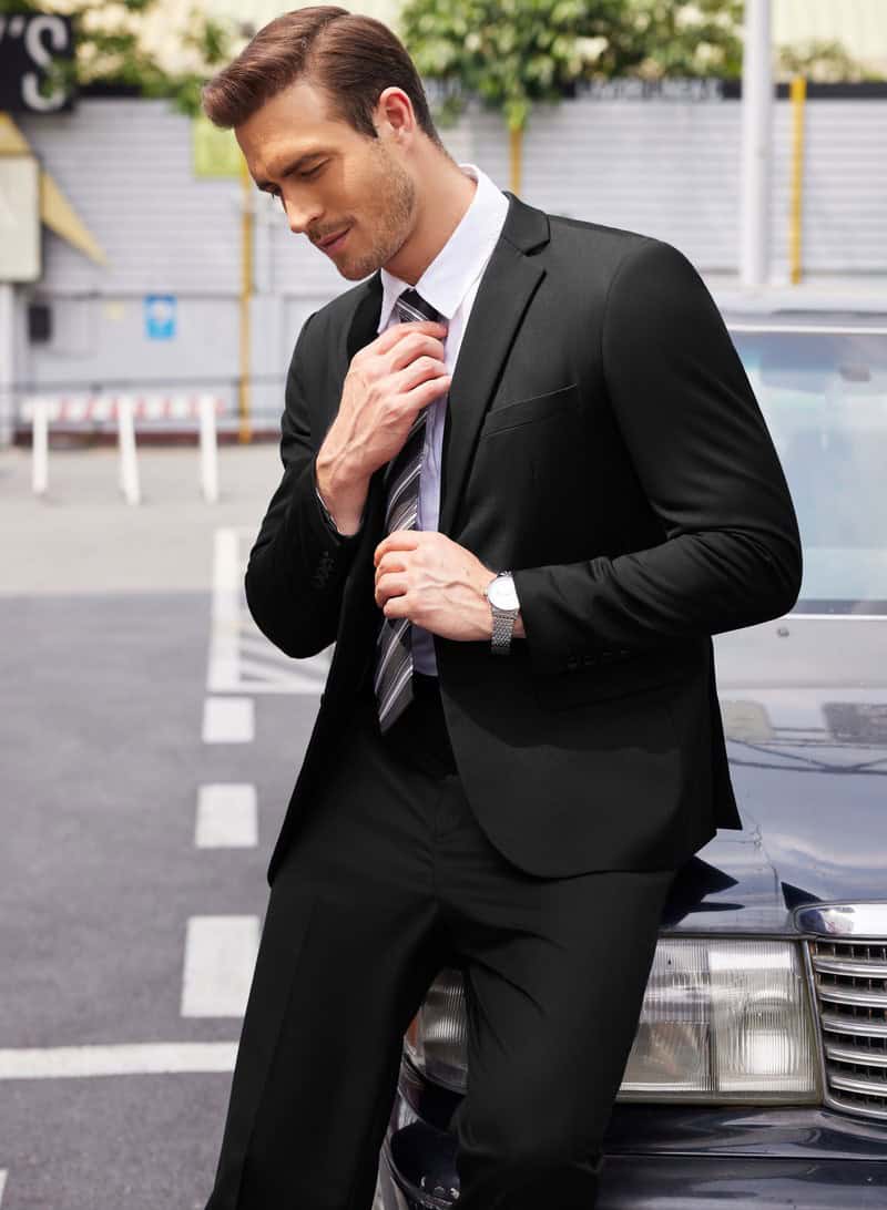 Black Classic Two-Piece Suit