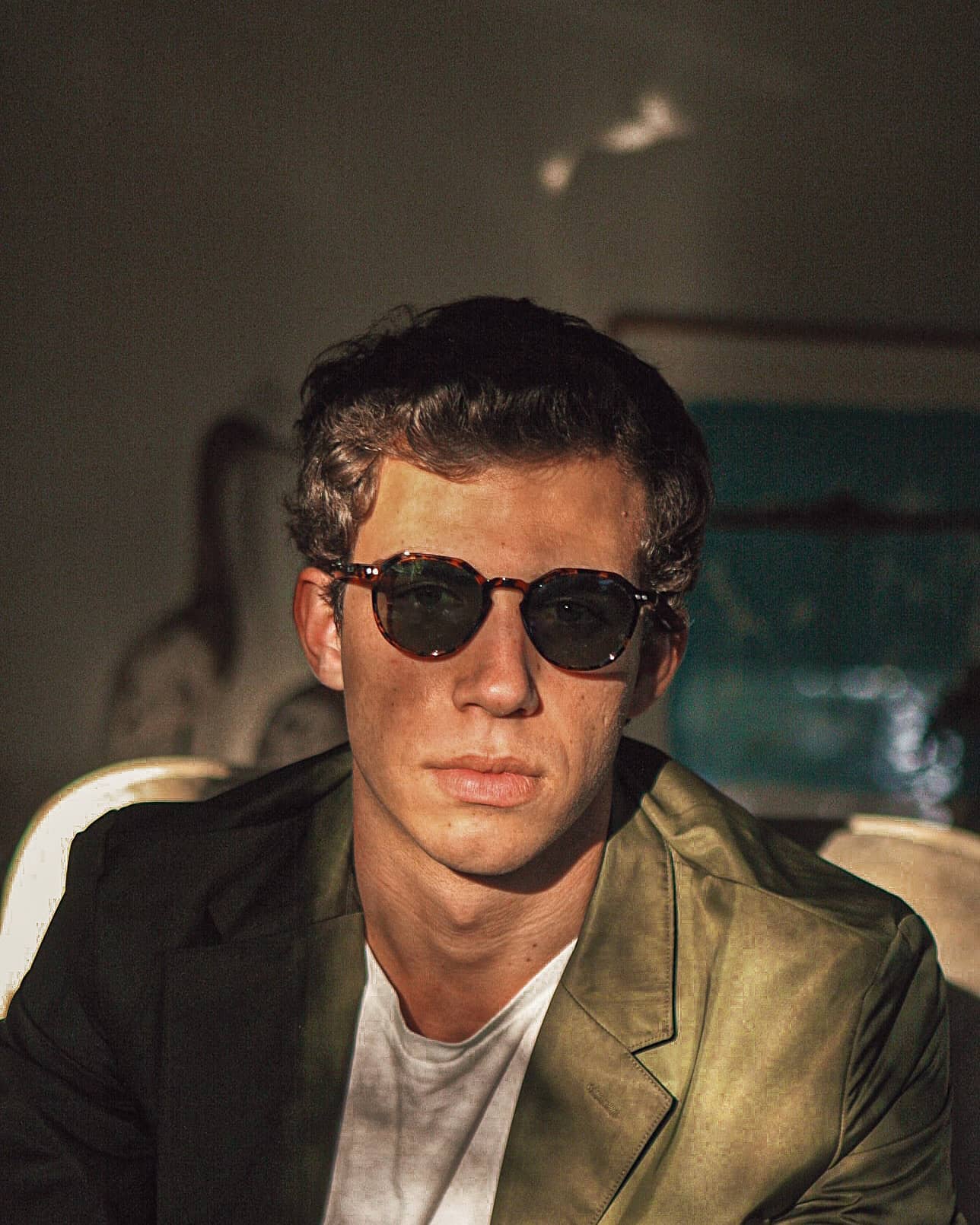 man wearing the chauen sunglasses by meller