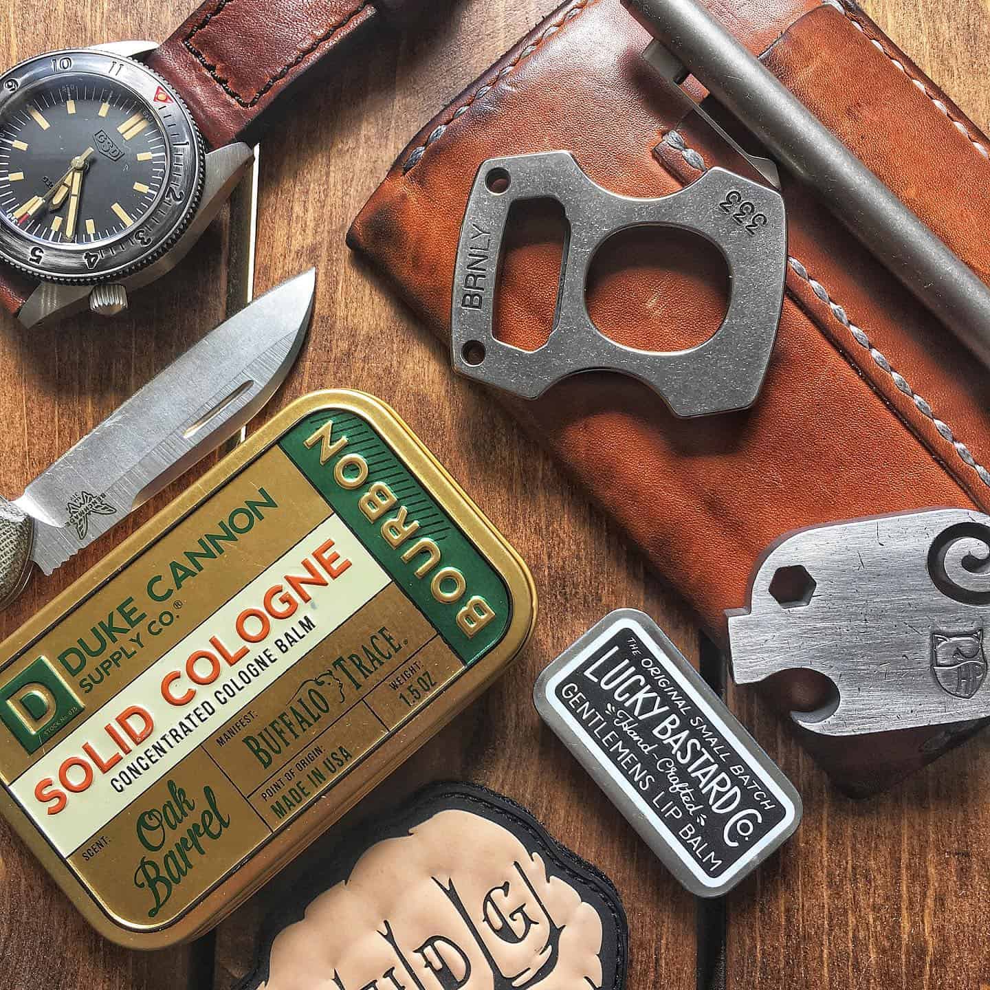 duke cannon bourbon solid cologne as an EDC by Rob At Gunpoint