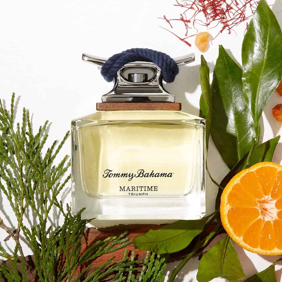 a bottle of martime triumph perfume by tommy bahama