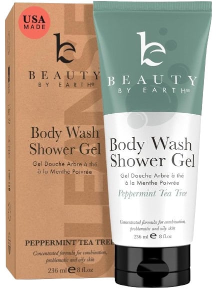 Beauty By Earth Tea Tree and Peppermint Body Wash