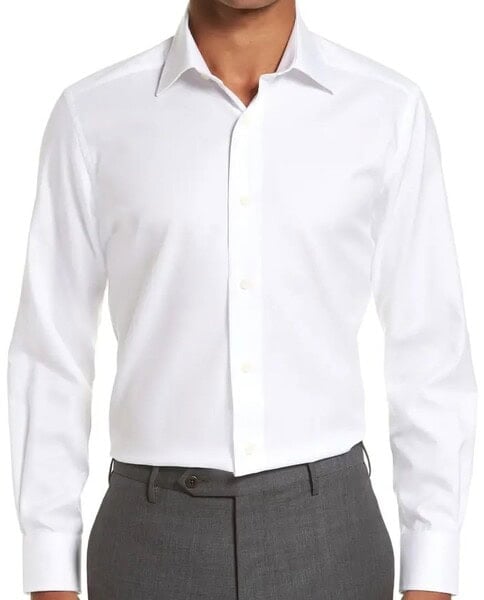 David DonahueTrim Fit Oxford Dress Shirt