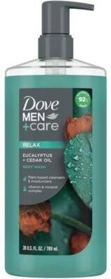 Dove Men+Care body wash Eucalyptus + Cedar Oil
