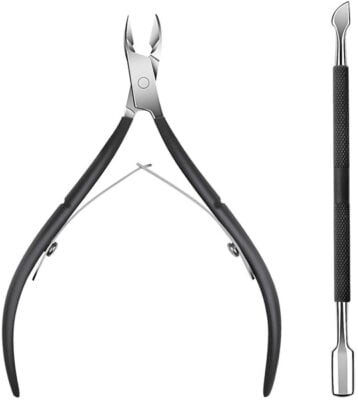 Ejiubas Cuticle Trimmer with Cuticle Pusher: best cuticle cutters