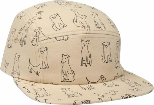 Hatphile Embroidery Print 5 Panel Hat Camp Cap