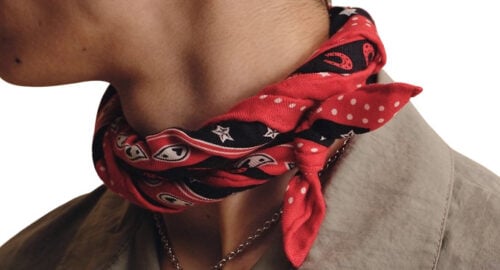 Hermes Cheval Punk Bandana Scarf