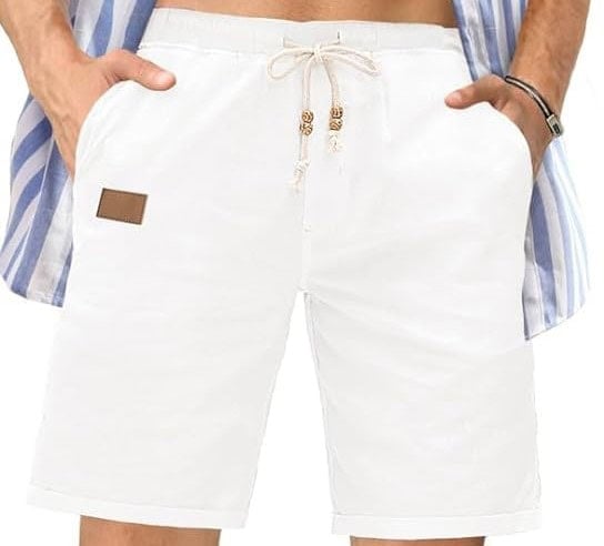 JMIERR Casual Linen Shorts