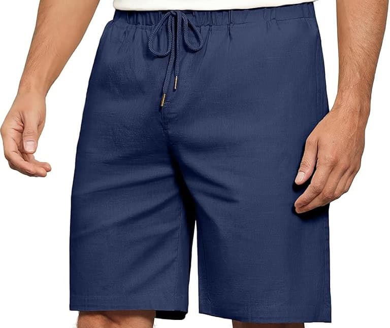 Janmid Linen Beach Shorts