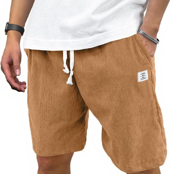 PLEPAN Casual Corduroy Drawstring