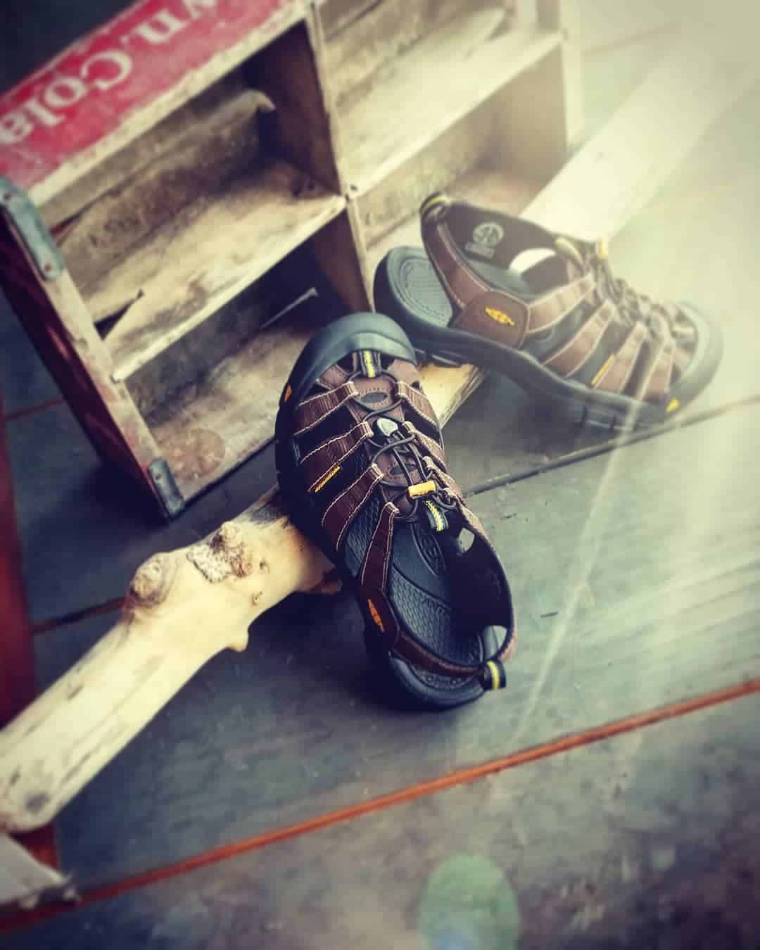 a pair of newport h2 sandals by keen