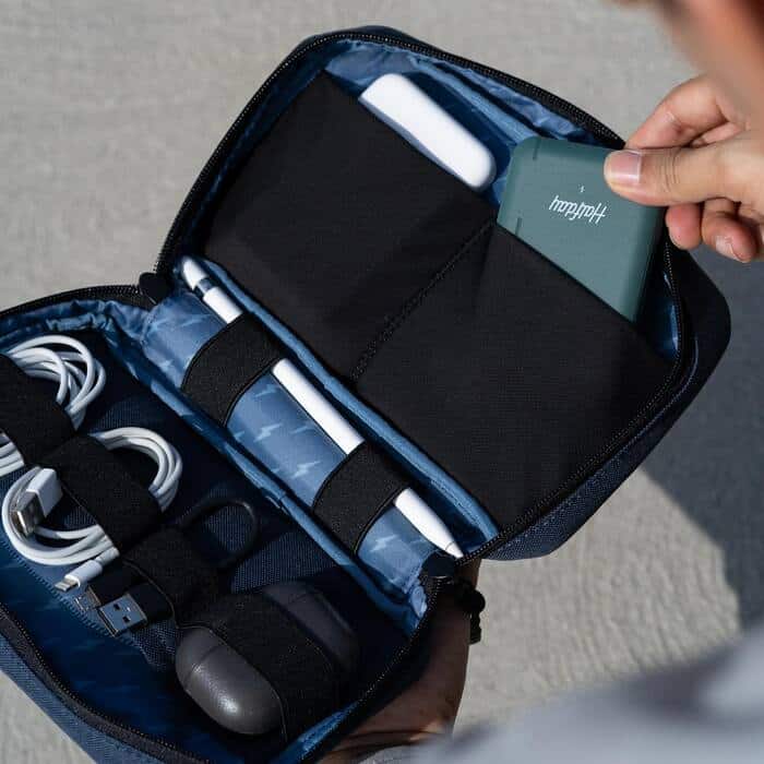 an open sidekick tech kit bag by halfday