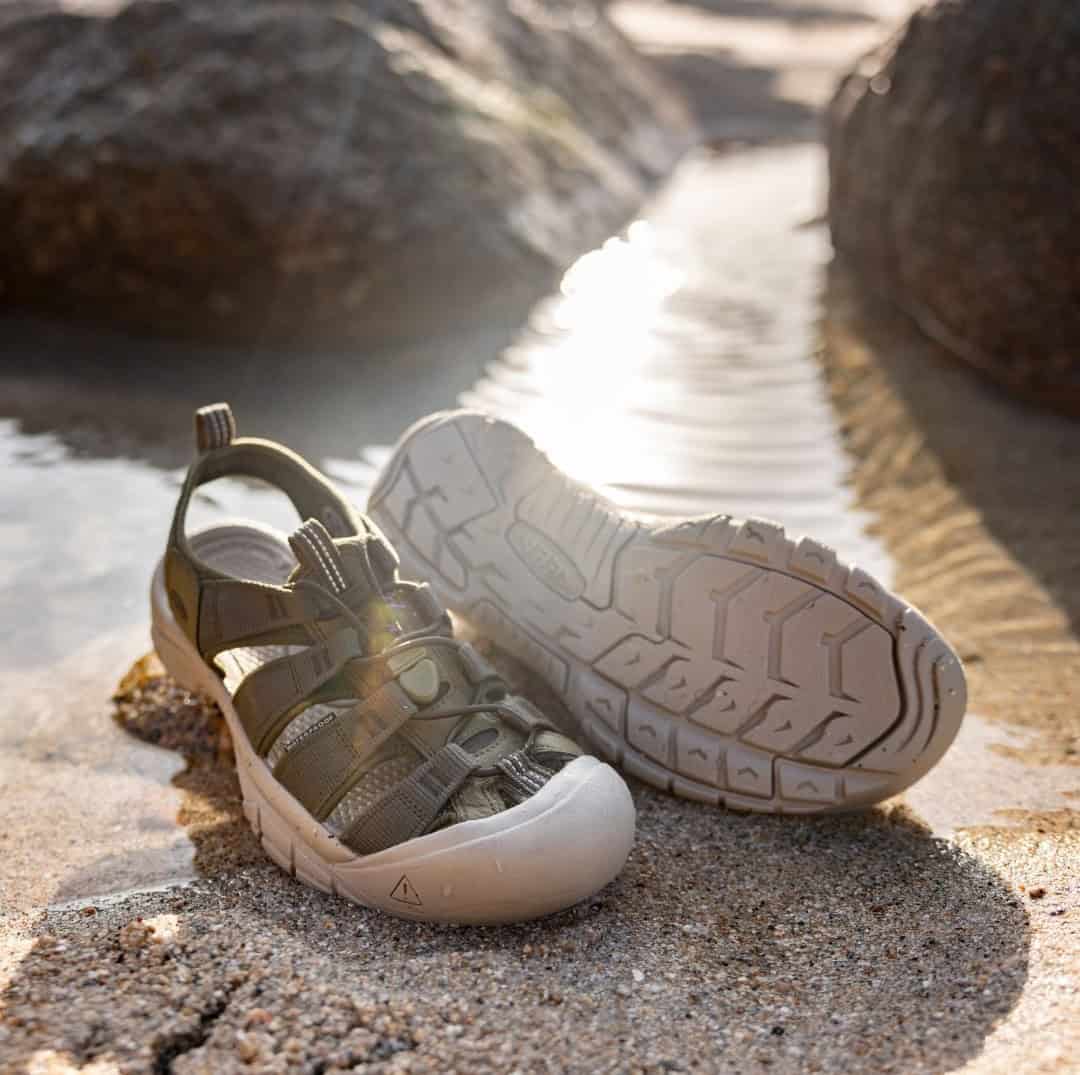 a pair of newport water sandals by keen
