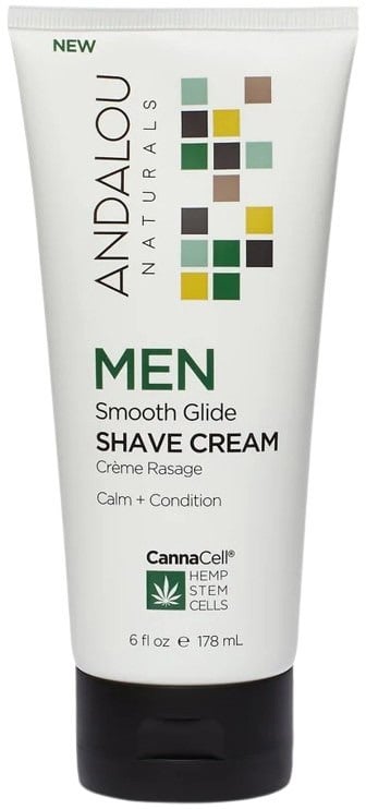 Andalou Naturals CannaCell Men Smooth Glide Shave Cream