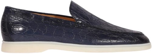 Aurelien Crocodile Yacht Loafers