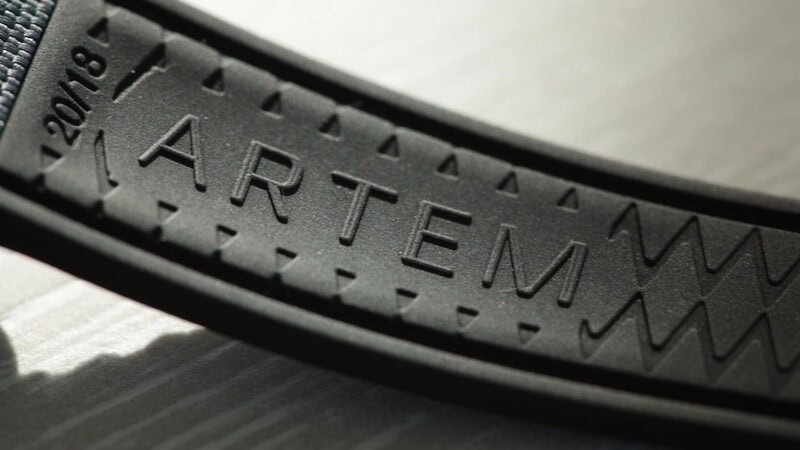 Artem Hydroflex strap close-up underside