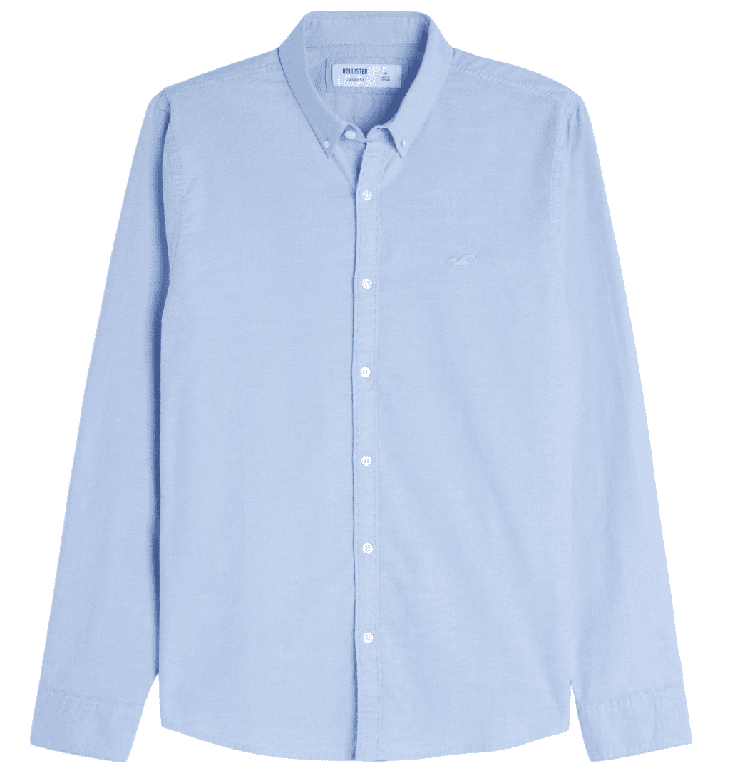 Hollister Long-Sleeve Oxford Shirt